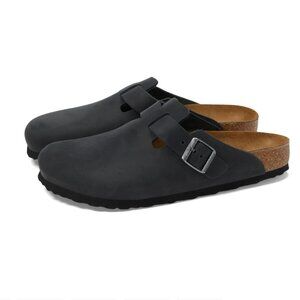 Birkenstock Size 39 Boston Clog Black